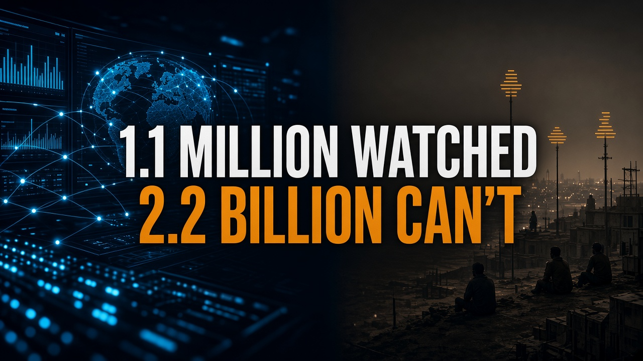 Cover image for Grok Bot Galaxy: Livestream = 1.1 million watched on Day 1 [BUT] 2.2 billion still can't!