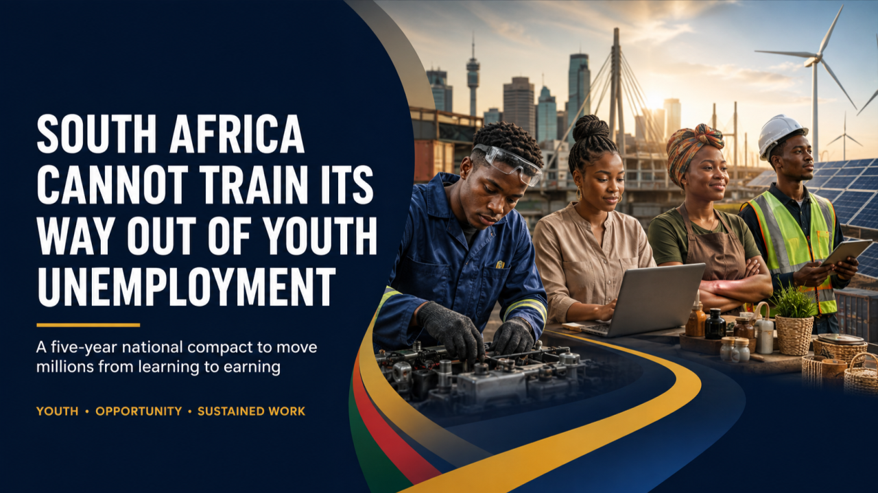 Cover image for South Africa cannot train its way out of youth unemployment
