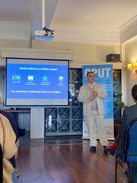 Steven Smith presenting at the 2026 ICA Conference in Cape Town, South Africa.